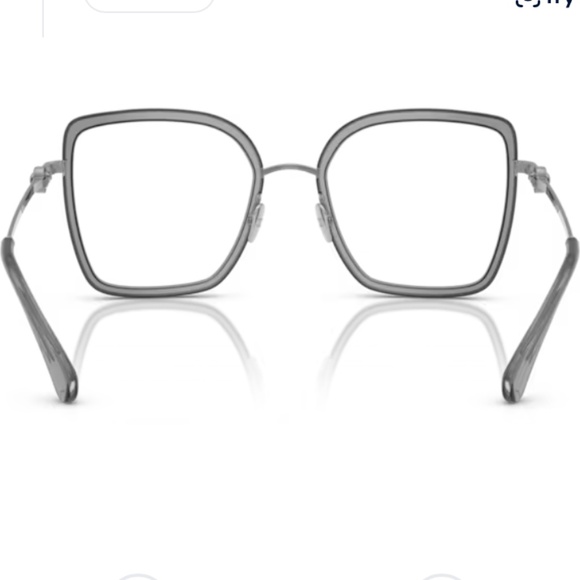 Chanel CH2222 108 54 Silver Crystal grey Large Square Metal Eyeglasses Frame - Picture 4 of 5